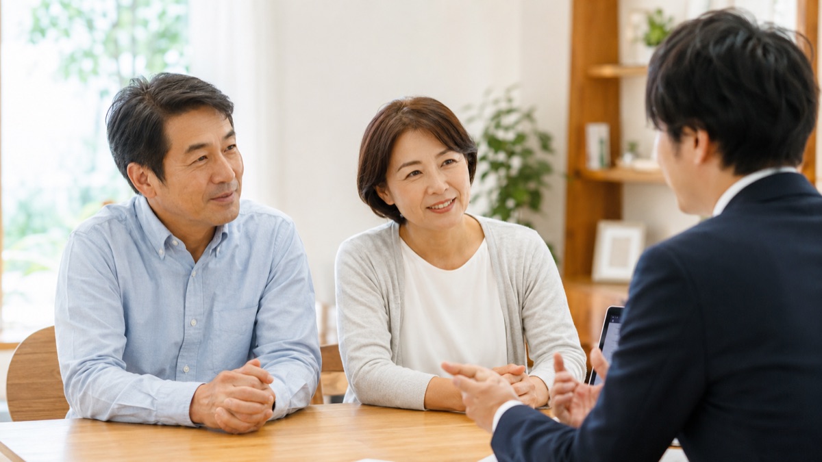 実家じまいを業者に相談する家族